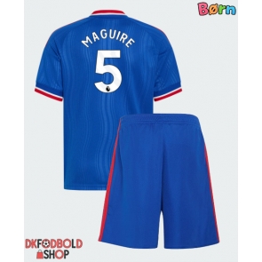 Manchester United Harry Maguire #5 Udebanesæt Børn 2026-27 Kort ærmer (+ korte bukser)